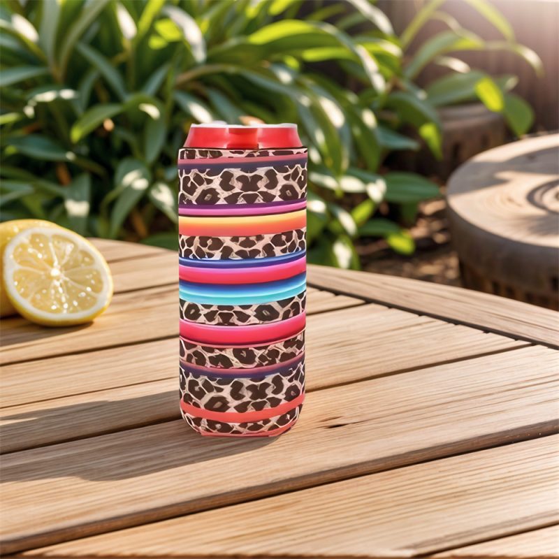Durable 12oz Neoprene Koozies In Bulk - Perfect For Outdoor Activities, Social Gatherings & Sports Events - Cost-Efficient, Reusable & Eco-Friendly - Koozies For Cans With Fixed Patterns & Mass-Produced Graphics