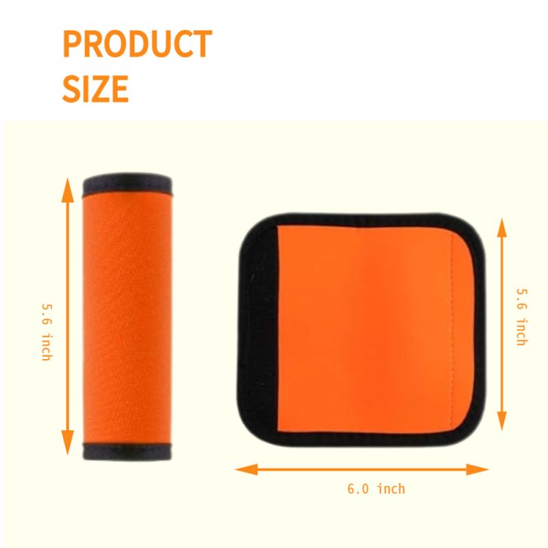 Enhanced Grip Luggage Handle Wrap - Universal Luggage Handle Covers With Easy Identification Markers, Durable & Washable For Frequent Travelers