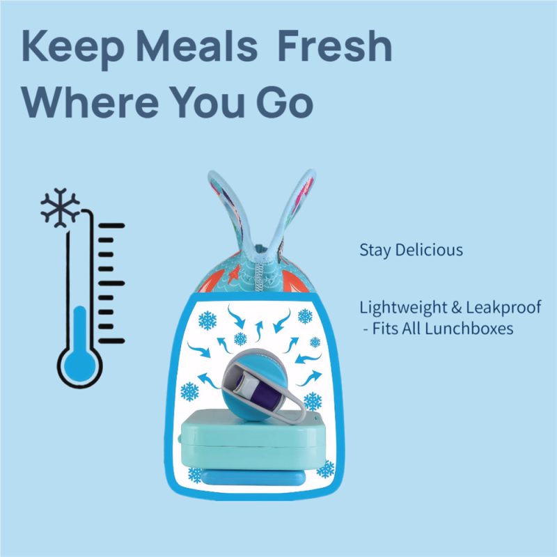 Premium Neoprene Bento Box Bag With Insulation & Shock Absorption - Waterproof, Lightweight & Non-Slip Grip For Meal Preppers, Eco-Conscious Users & On-The-Go Lifestyle