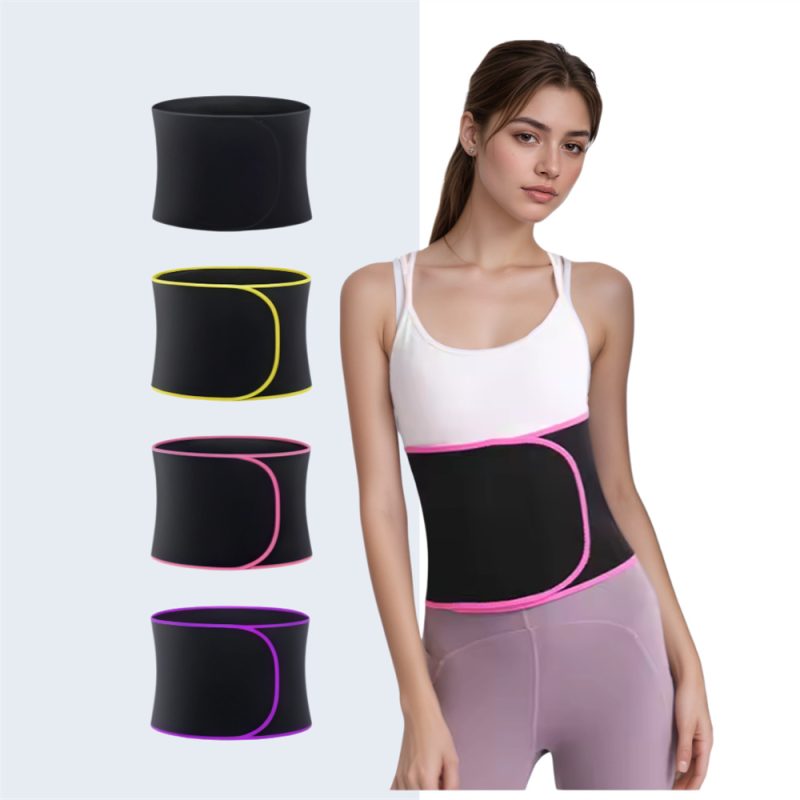 Premium Waist Trimmer For Fitness & Weight Loss - Sweat Enhancement, Thermal Effect & Adjustable Compression Support With Flexible, Lightweight Material For Targeted Waist Shaping