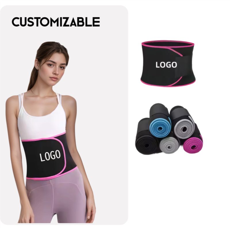 Premium Waist Trimmer For Fitness & Weight Loss - Sweat Enhancement, Thermal Effect & Adjustable Compression Support With Flexible, Lightweight Material For Targeted Waist Shaping - Image 2