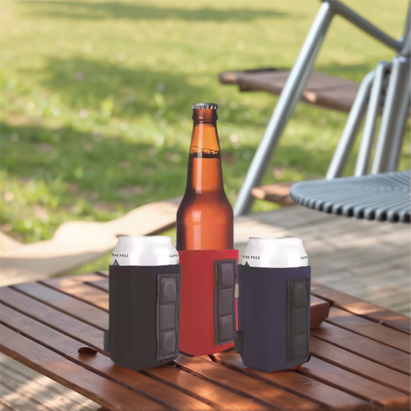 Magnetic Neoprene Collapsible Can Koozies