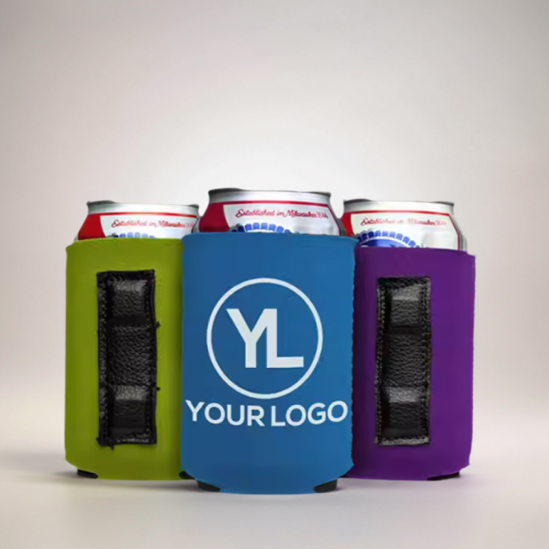 Magnetic Neoprene Collapsible Can Koozies