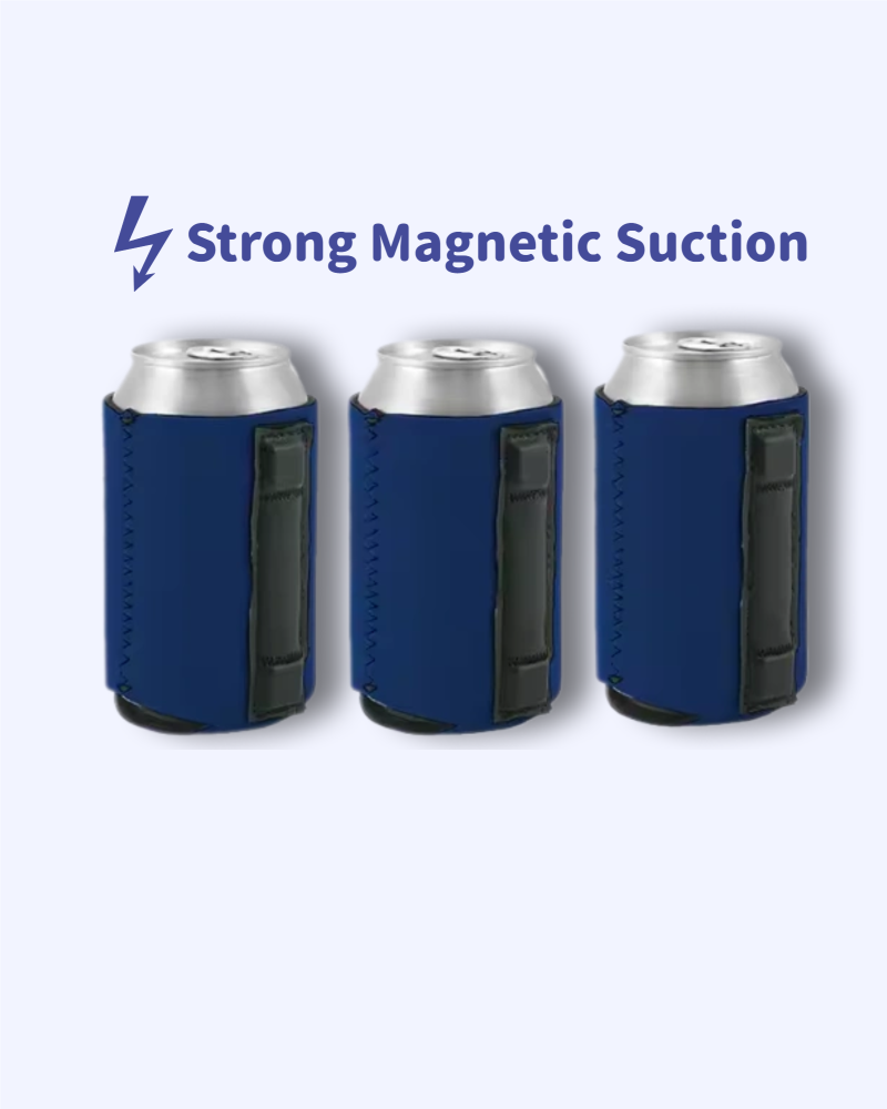 Magnetic Neoprene Collapsible Can Koozies
