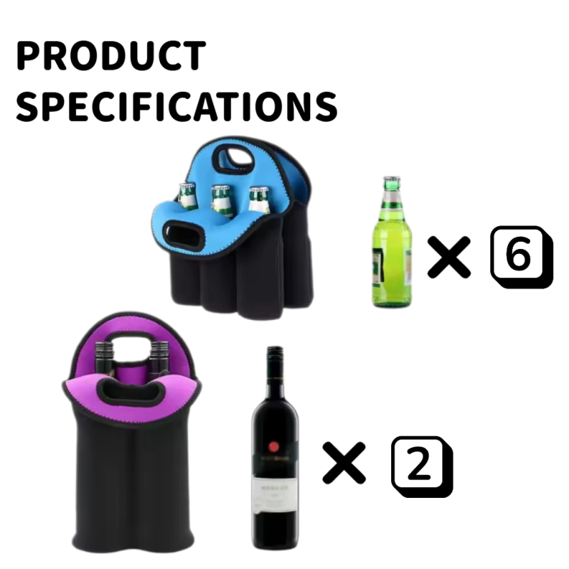 Wine Carrier Tote Bag Portable