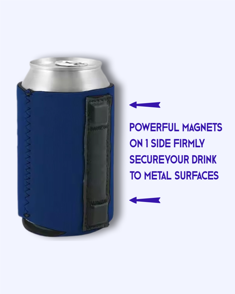 Magnetic Neoprene Collapsible Can Koozies