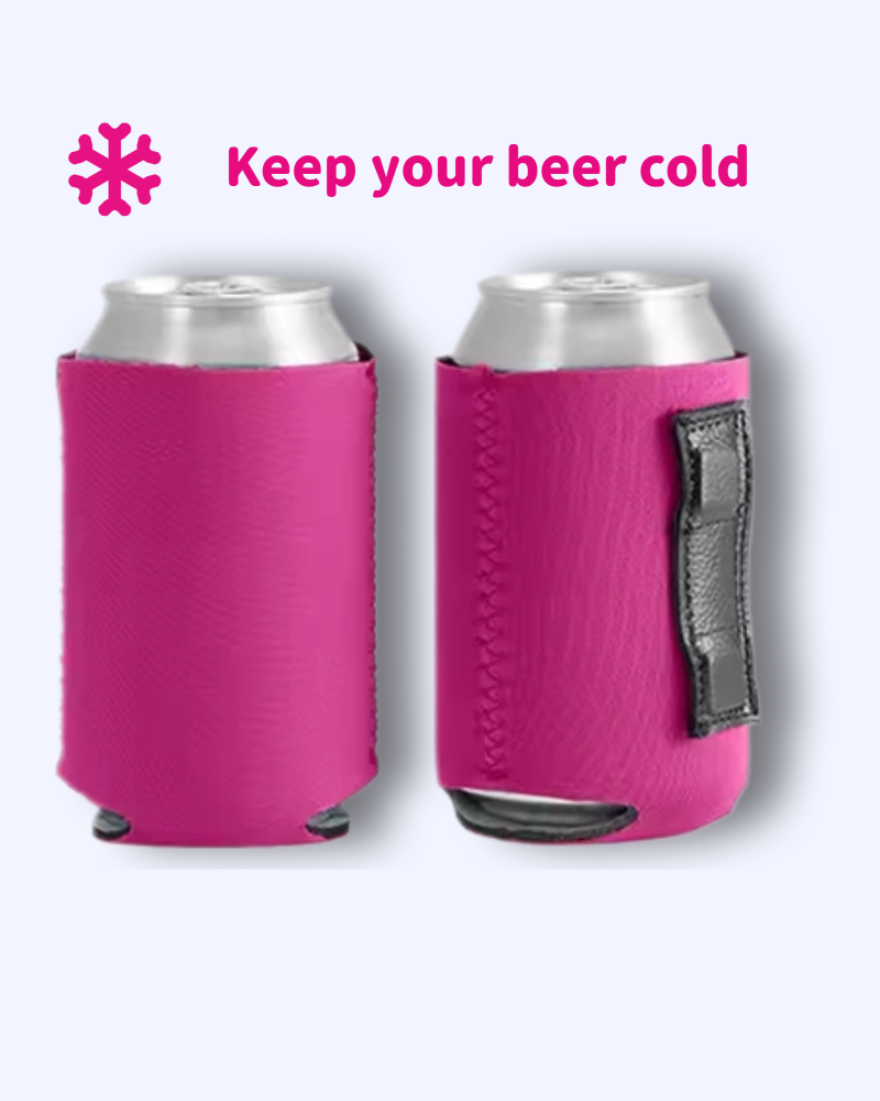 Magnetic Neoprene Collapsible Can Koozies