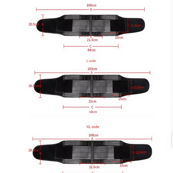 4 Protection Belt Back Brace for Men