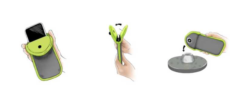 Neoprene mobile phone locking pouch