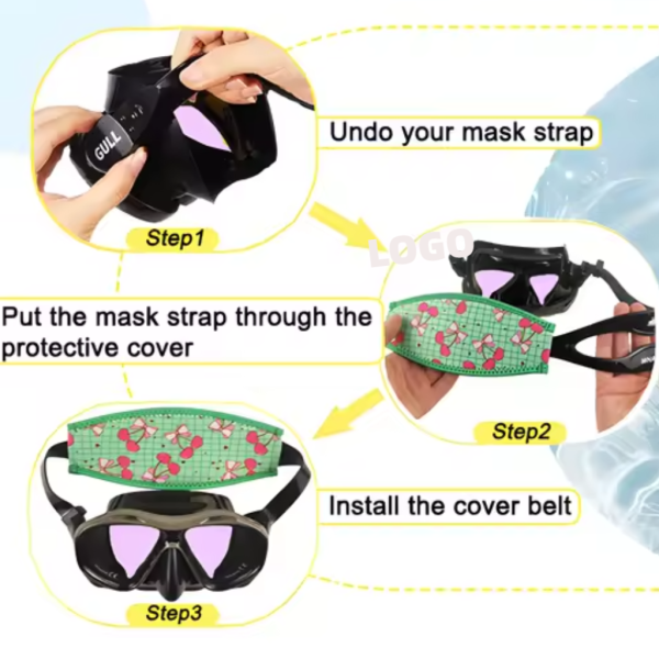 图片_1 (6) Neoprene Diving Mask Strap